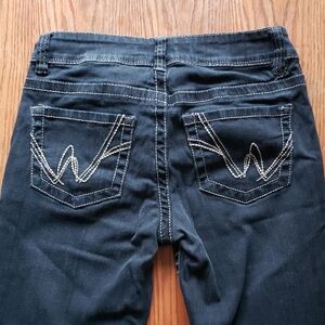 Warehouse Ones Women's Dark Blue Boot Cut Jeans